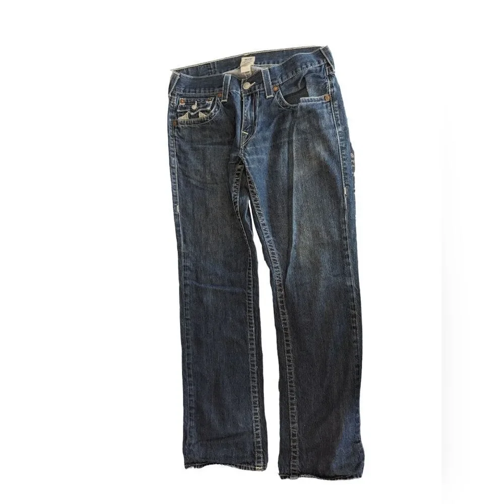 True Religion‎ vintage straight denim jeans size 32